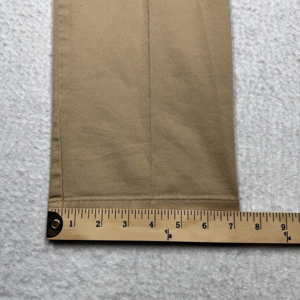 J CREW Chino Pants‎ Mercantile Flex Slim Stretch Khaki Beige Men's Size 35x30